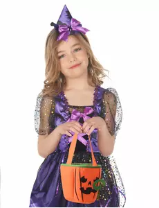 Sac Halloween citrouille terrifiante enfant