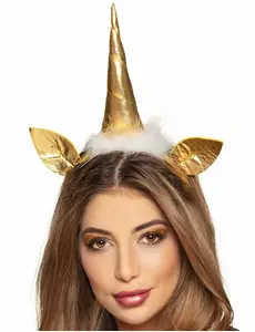 Serre-tête licorne or adulte