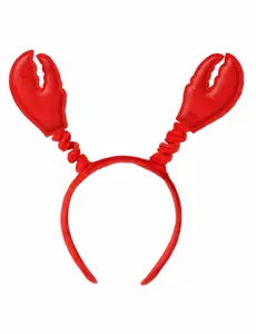 Rode krab scharen haarband