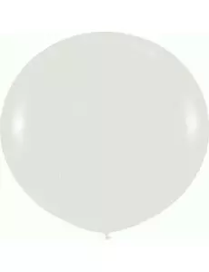 Ballon géant en latex blanc 80 cm