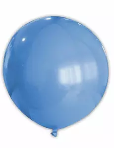 Reusachtige blauwe ballon