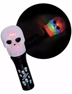 Torche spinner lumineuse tête de mort