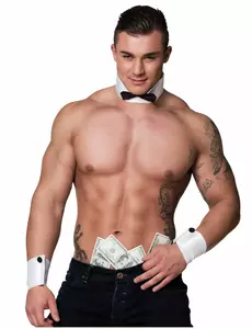Stripper kraag en manchetten voor heren