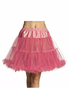Roze half lange onderrok voor vrouwen