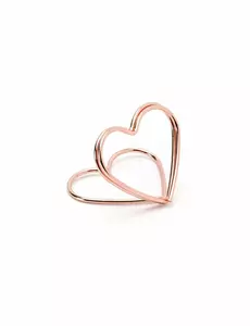 10 Marques places cœurs roses gold 2,5 cm