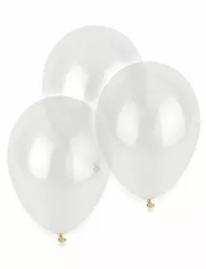 12 Ballons transparents 28 cm