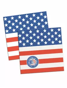 20 Petites serviettes en papier USA