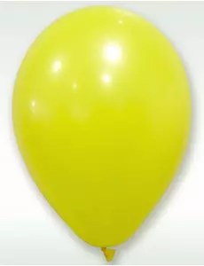50 Ballons jaunes 30 cm