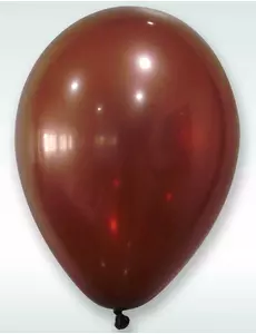 50 Ballons marron métallisés 30 cm