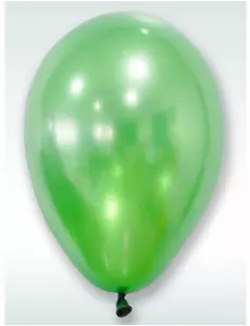 50 Metallic groene ballonnen