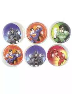 6 Justice League™ stuiterballen