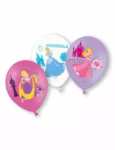 6 Ballons en latex Disney Princesses™ 28 cm