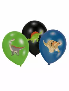 6 latex Grote Dinosaurus ballonnen
