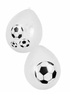 6 Ballons Foot party 25 cm