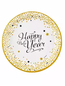 8 bordjes Happy New Year