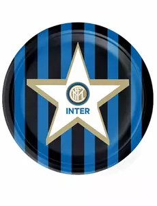 8 Assiettes en carton Inter™ 23 cm