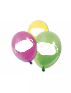 8 personaliseerbare ballonnen