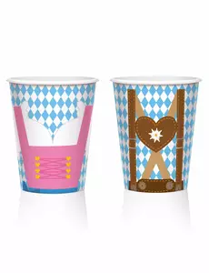 8 kartonnen Bierfeest bekers