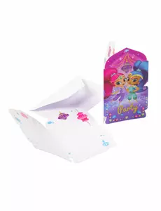 8 Invitations et enveloppes Shimmer et Shine ™