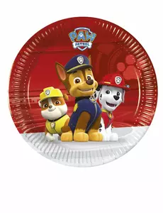 8 kleine kartonnen Paw Patrol™ bordjes
