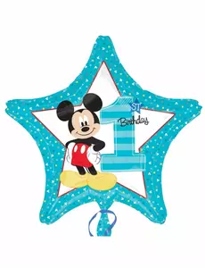 Ballon aluminium 1er Anniversaire Mickey™ 43 cm