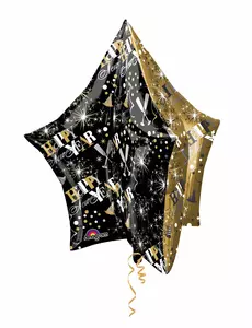Aluminium ballon Happy New Year