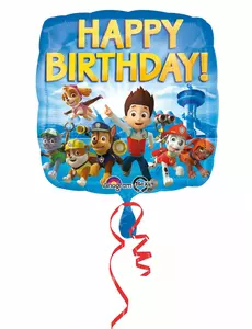 PAW Patrol™ folieballon 'Happy Birthday' 43 cm