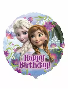 Ballon aluminium Happy Birthday La Reine des Neiges™
