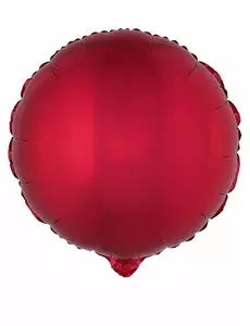 Ronde rode folie ballon 45 cm