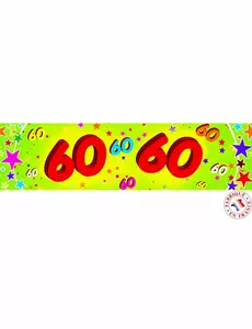 Papieren banner 60 jaar