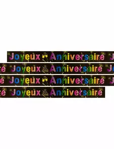 Joyeux anniversaire verjaardagsslinger