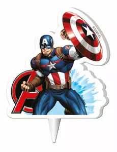 bougie d'anniversaire Captain America