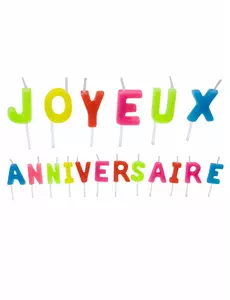 Joyeux anniversaire' verjaardagskaarsen