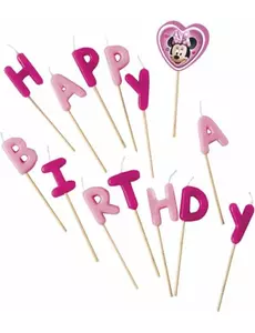 Bougies Happy Birthday Minnie™