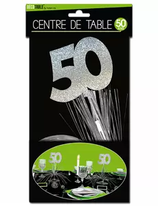 Centre de table 50 ans