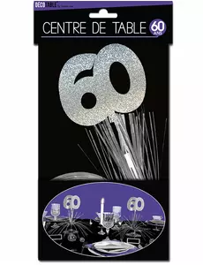 Centre de table 60 ans