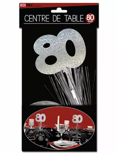 Centre de table 80 ans