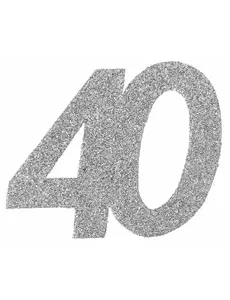 Set van versieringen voor 40 ste verjaardag