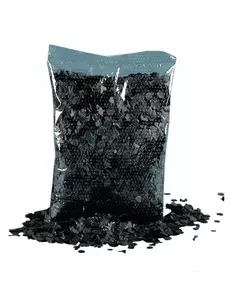 Sachet de confettis gris foncé 200g