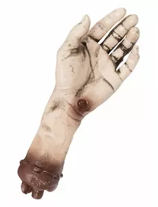Bloederige hand decoratie