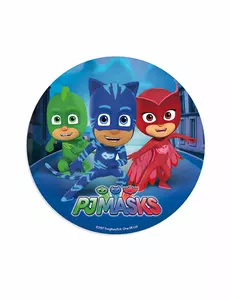 Eetbare schijf PJ Masks™ 20 cm