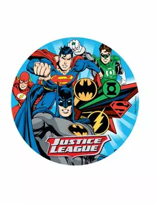 Eetbare taartdecoratie Justice League™