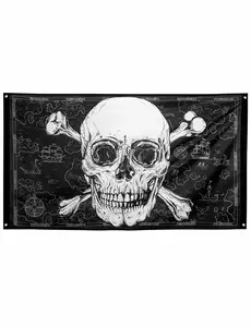 Piraten Jolly Roger Vlag 90 x 150 cm
