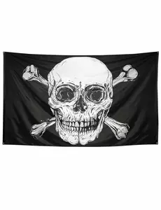 Piraten Jolly Roger Vlag 200 x 300 cm