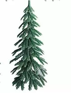 Plastic kerst taartdecoratie