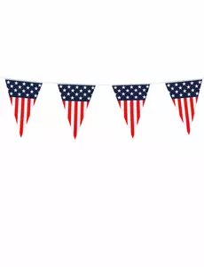 Guirlande à fanions USA 6 m
