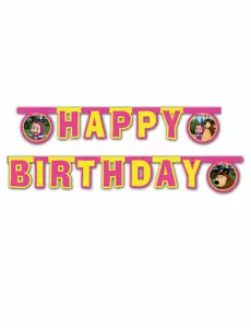 Masha en de Beer™ Happy Birthday slinger