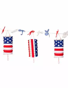 Guirlande de lampions USA 3m