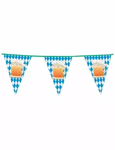 Guirlande à fanions fête de la bière 6 m