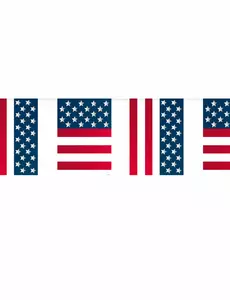 Guirlande fanions USA 10 mètres